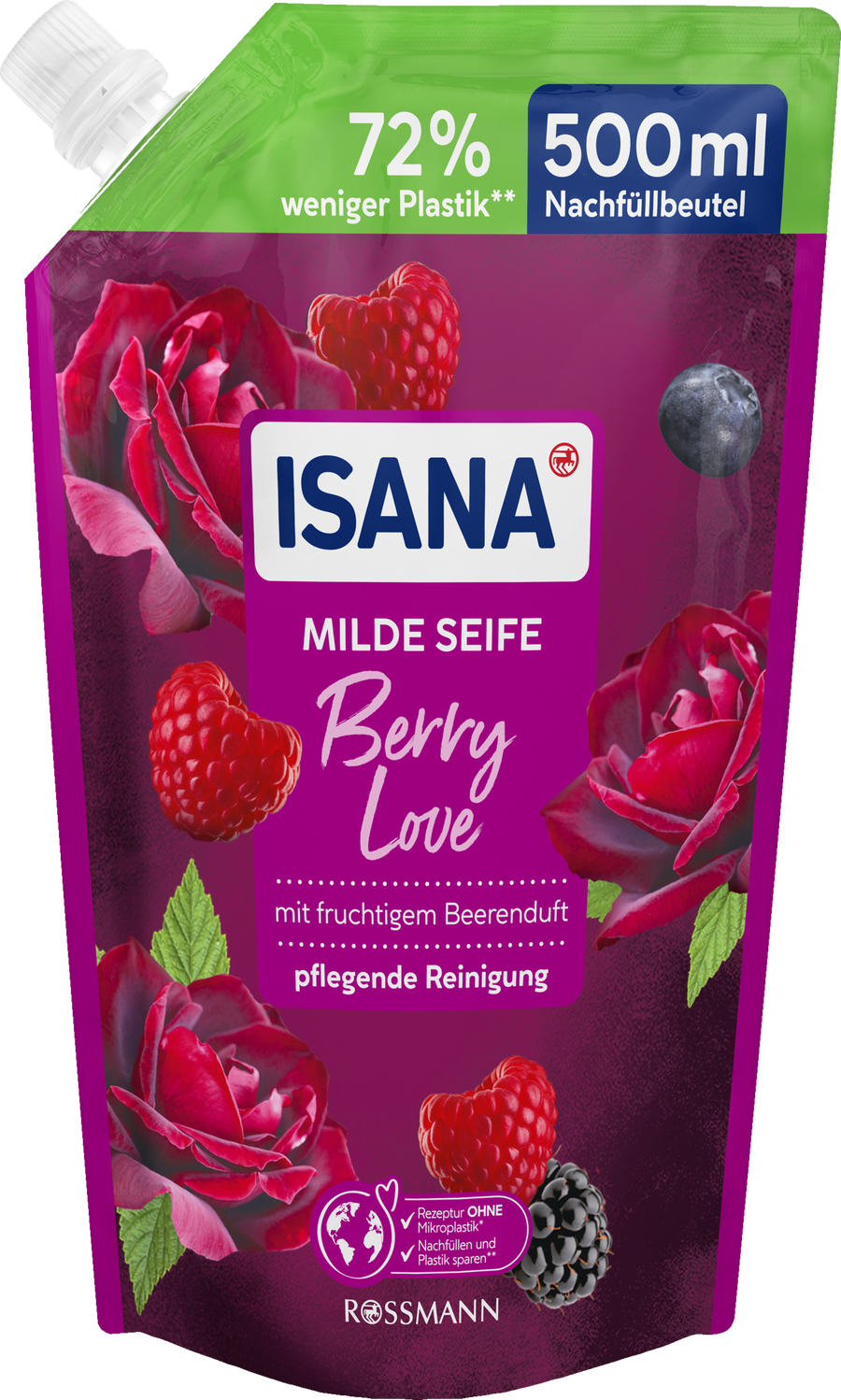 

Жидкое мыло ISANA Milde Seife Berry Love Nachfüllbeutel