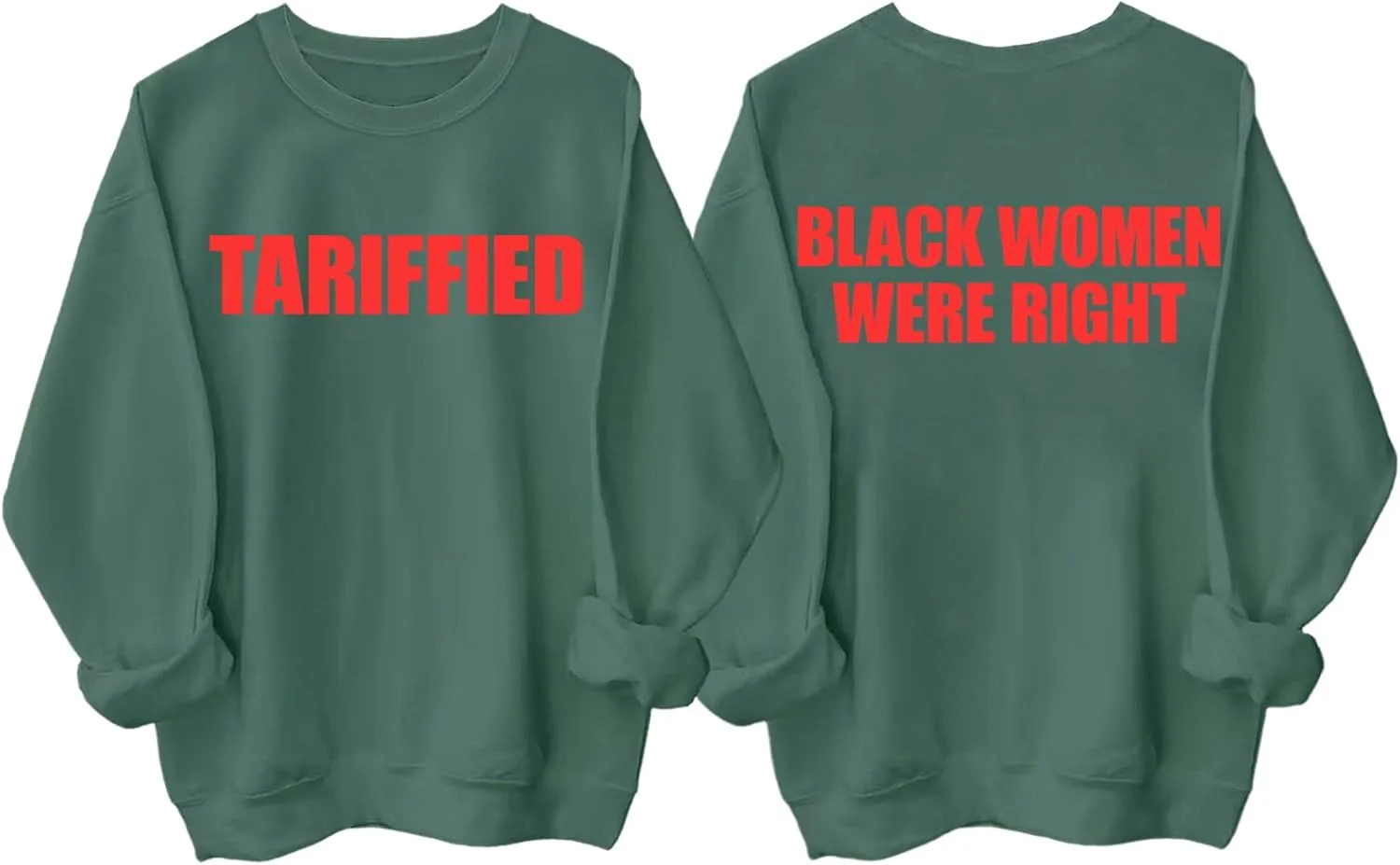 Футболка с принтом "Black Women Were Right"
