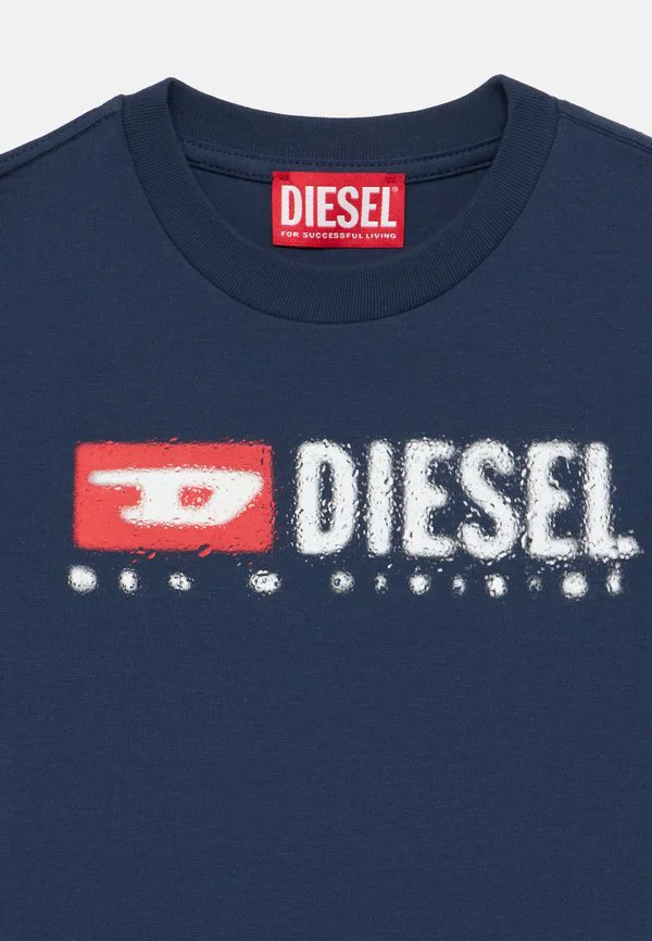 Футболка унисекс с принтом tadjustk Diesel, Peacoat — фото 3