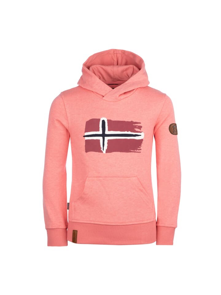 

Пуловер Trollkids Trondheim, цвет antique rose