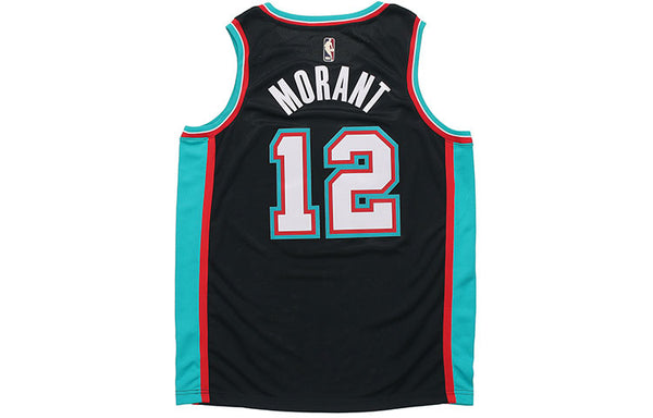 Спортивная футболка memphis grizzlies ja morant 2020-21 sports jersey men's black Nike, черный — фото 2