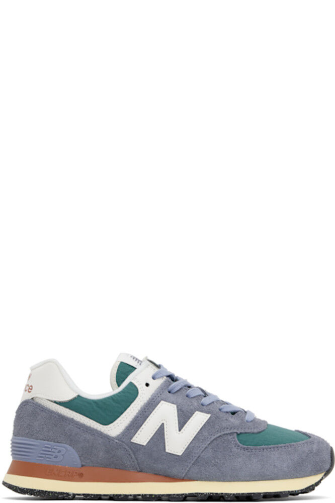 

Кроссовки 574 темно-синие и зеленые New Balance