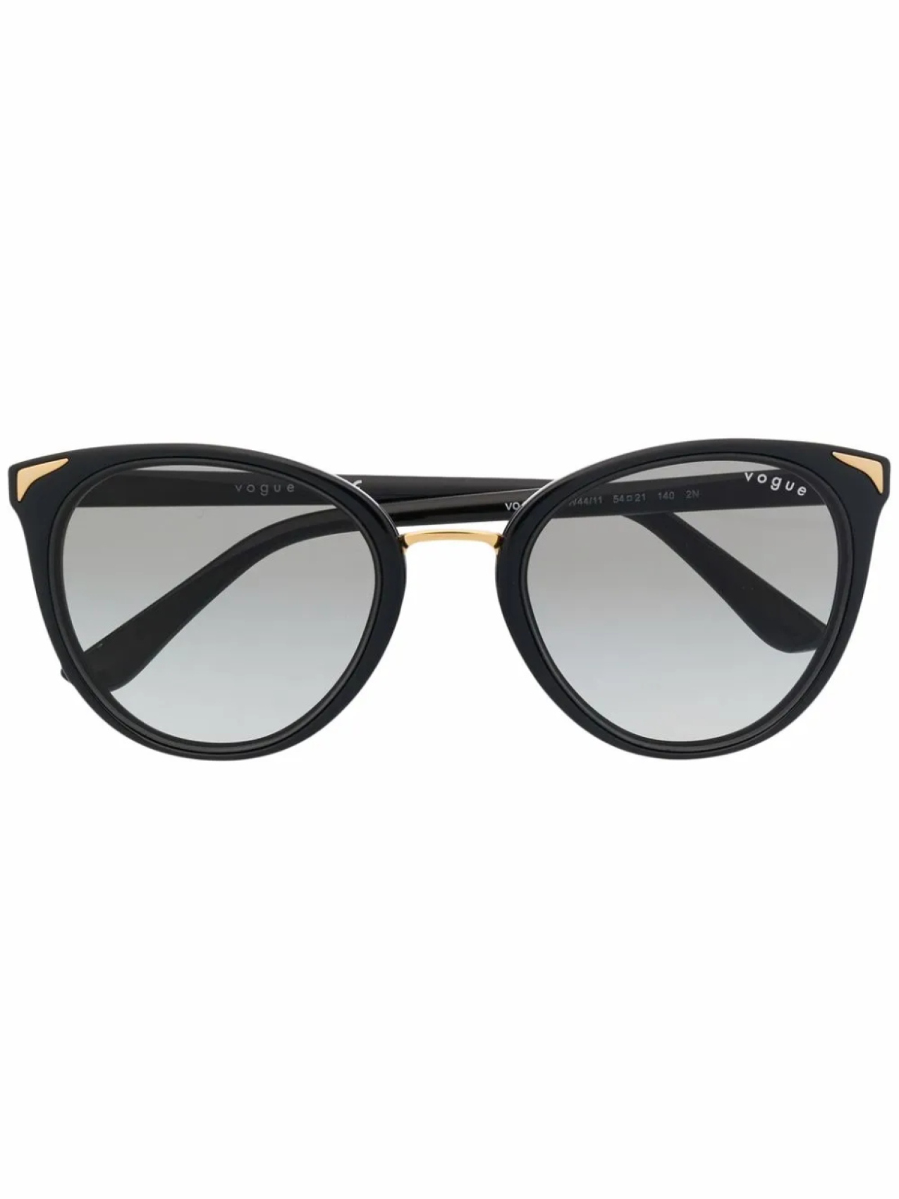 

Vogue Eyewear солнцезащитные очки в оправе 'кошачий глаз', черный