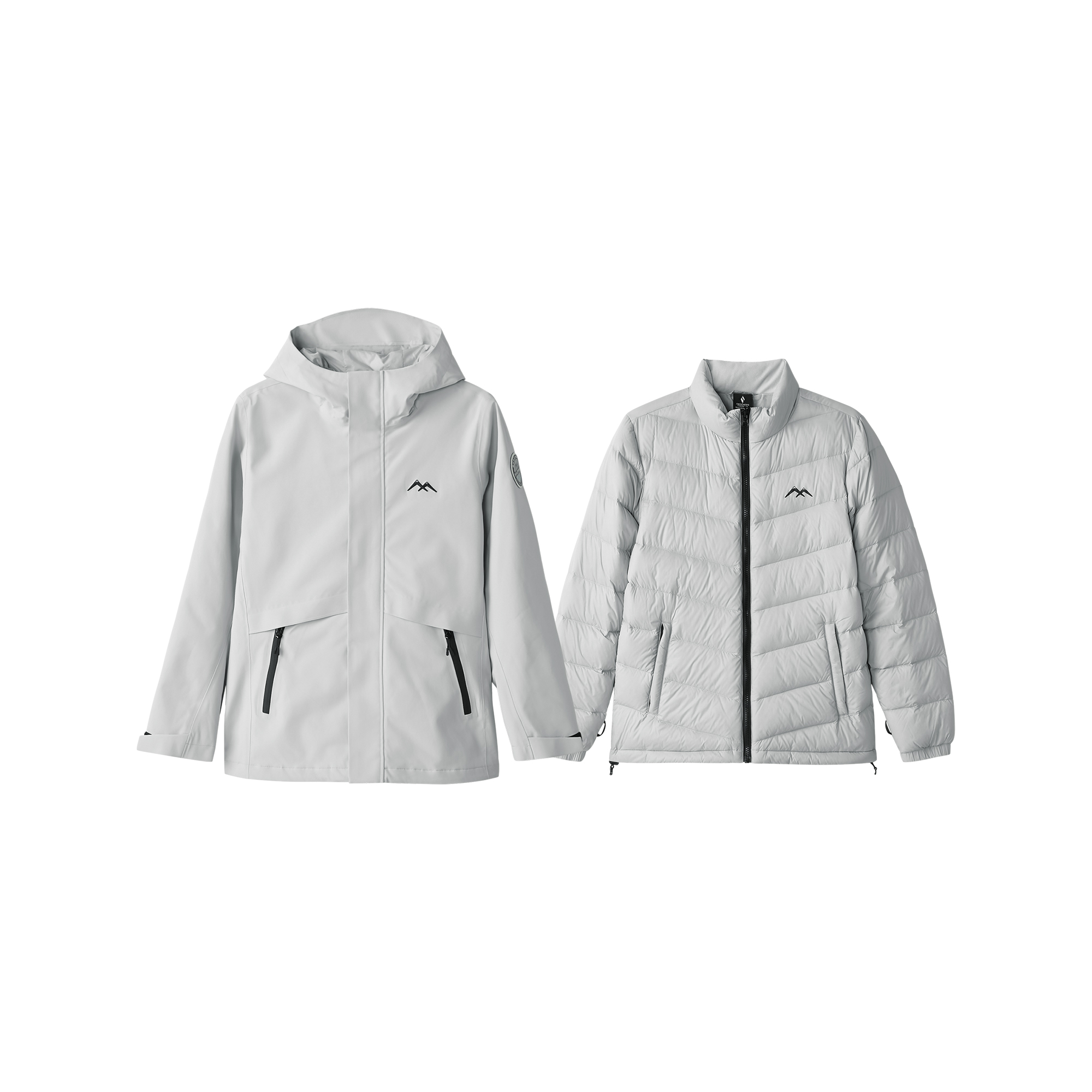 

Футболка для походов городского стиля путешествий и поездок на работу утепленная ветровка женская Moon Rock Gray Skechers, Lunar Gray