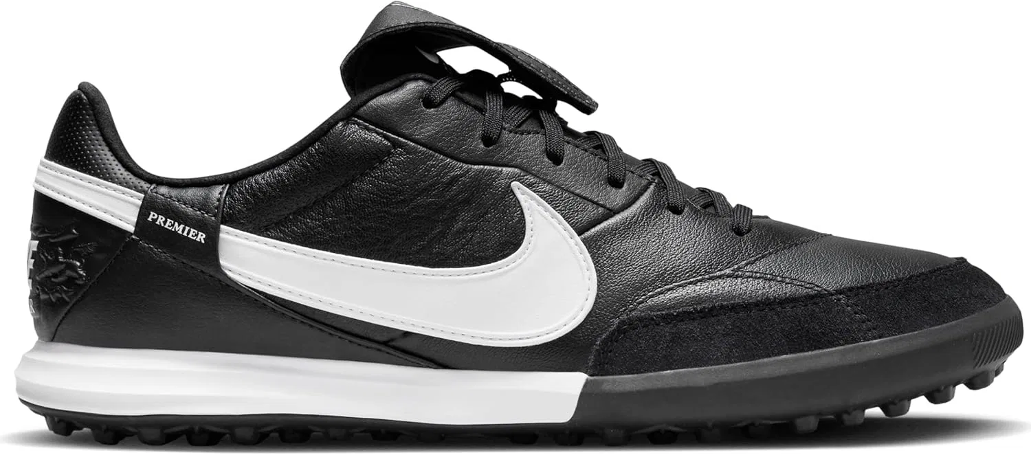 Мужские футбольные бутсы NIKE Premier III, Black White — фото 4