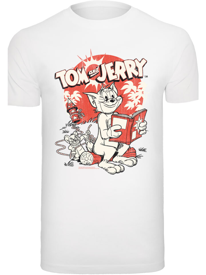 

Футболка F4NT4STIC Tom und Jerry Rocket Prank, белый