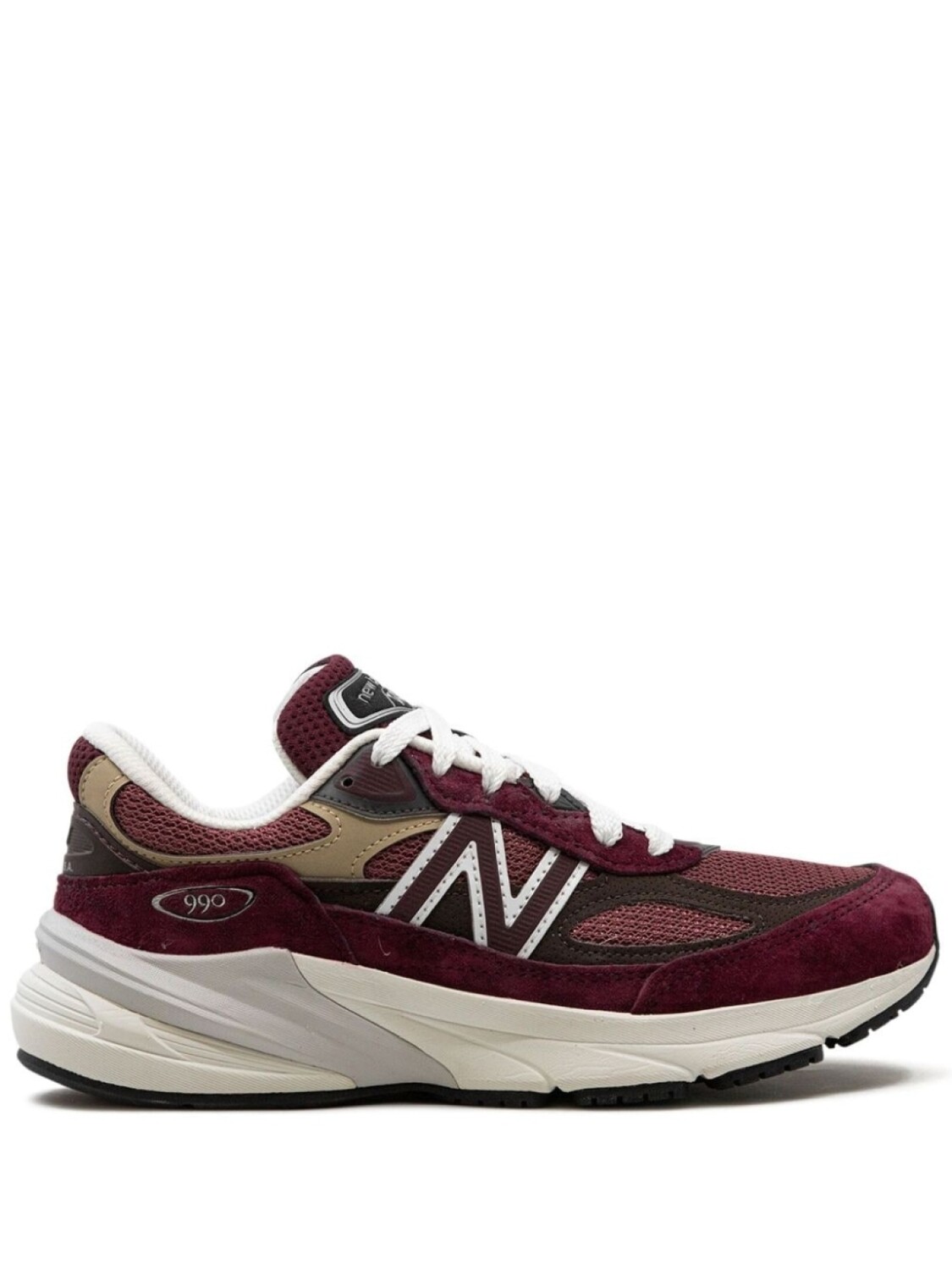 

New Balance кроссовки 990v6 Made in USA Burgundy, красный