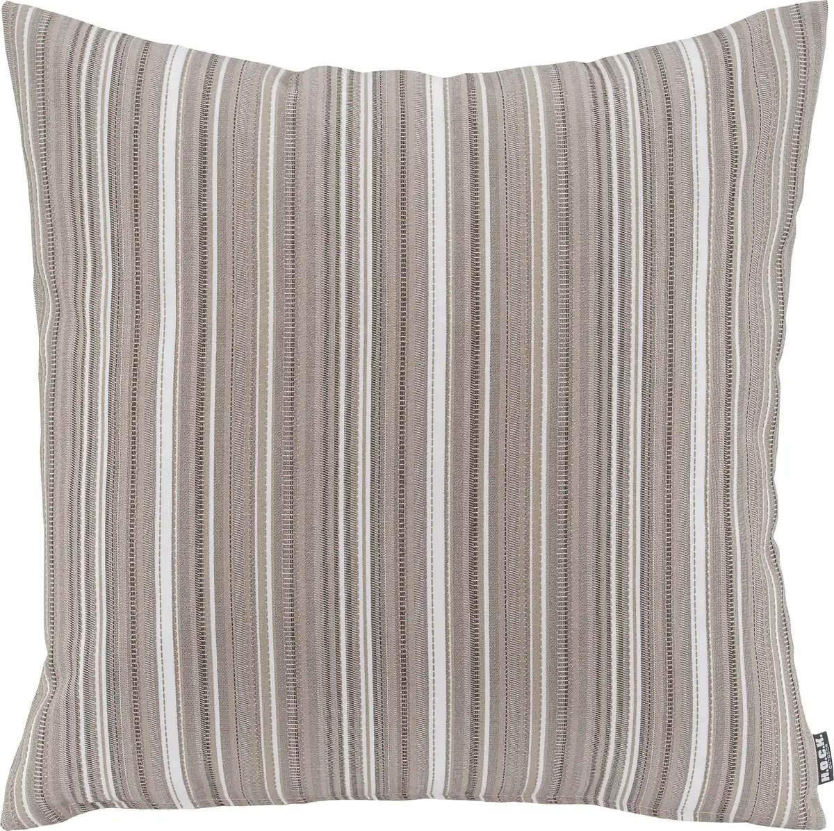 

Х.ОК.К. Подушка декоративная "Yucatan Outdoor Cushion", с разноцветными полосками, двусторонний чехол с наполнителем, 1 шт H.O.C.K. 50х50 см, бежевый/кремовый