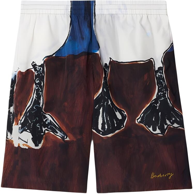 

Повседневные шорты мужские многоцветные Burberry, цвет Multicolor