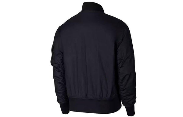 Куртка reversible aviator casual sports padded jacket black Nike, черный — фото 2