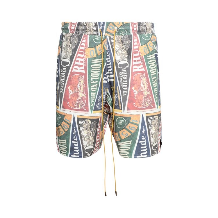 

Шорты Rhude Collegiate Flag Twill Short, разноцветный