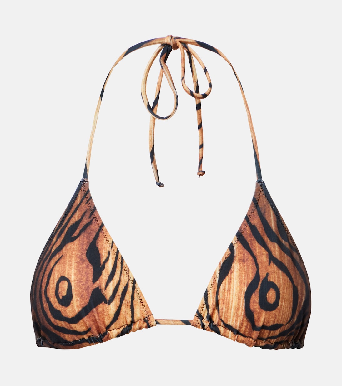 

Бикини топ с эффектом обманки Jean Paul Gaultier, Black/Brown