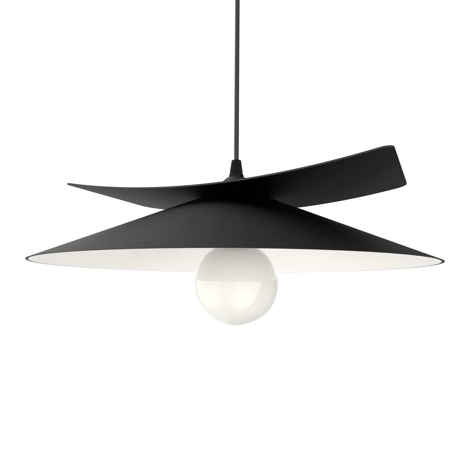 

Подвесной светильник Lumicom, 40x34x9 см, черный