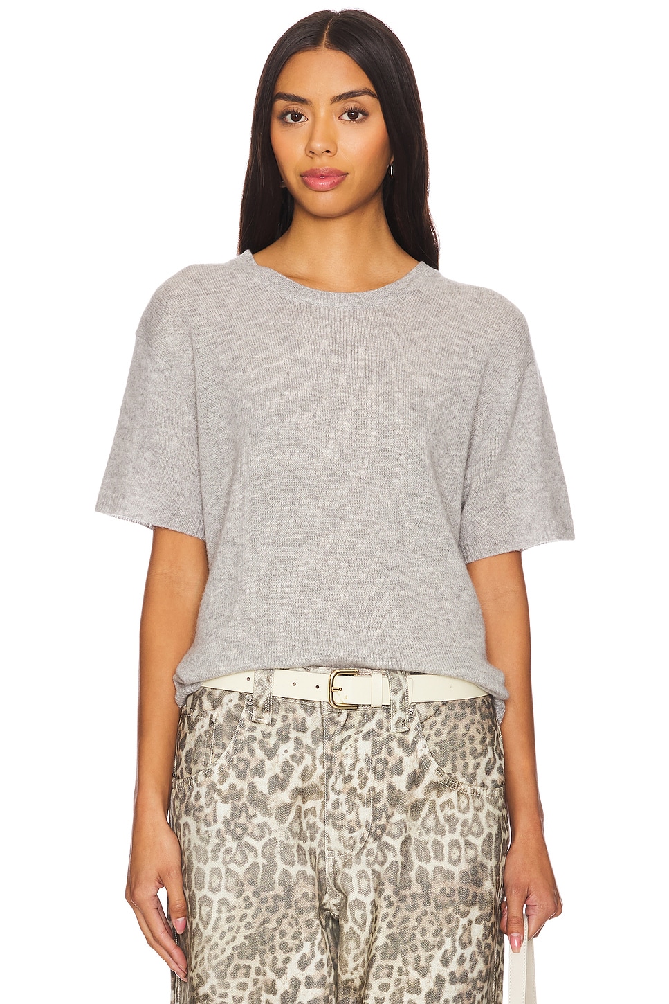 

Футболка sloane из кашемира One Grey Day, серый
