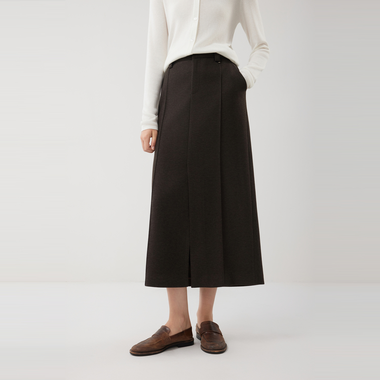 

Повседневная короткая юбка женская ELLE, coffee