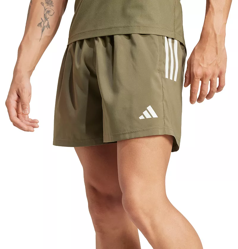 

Мужские шорты Adidas Own The Run 7 дюймов, цвет Olive Strata