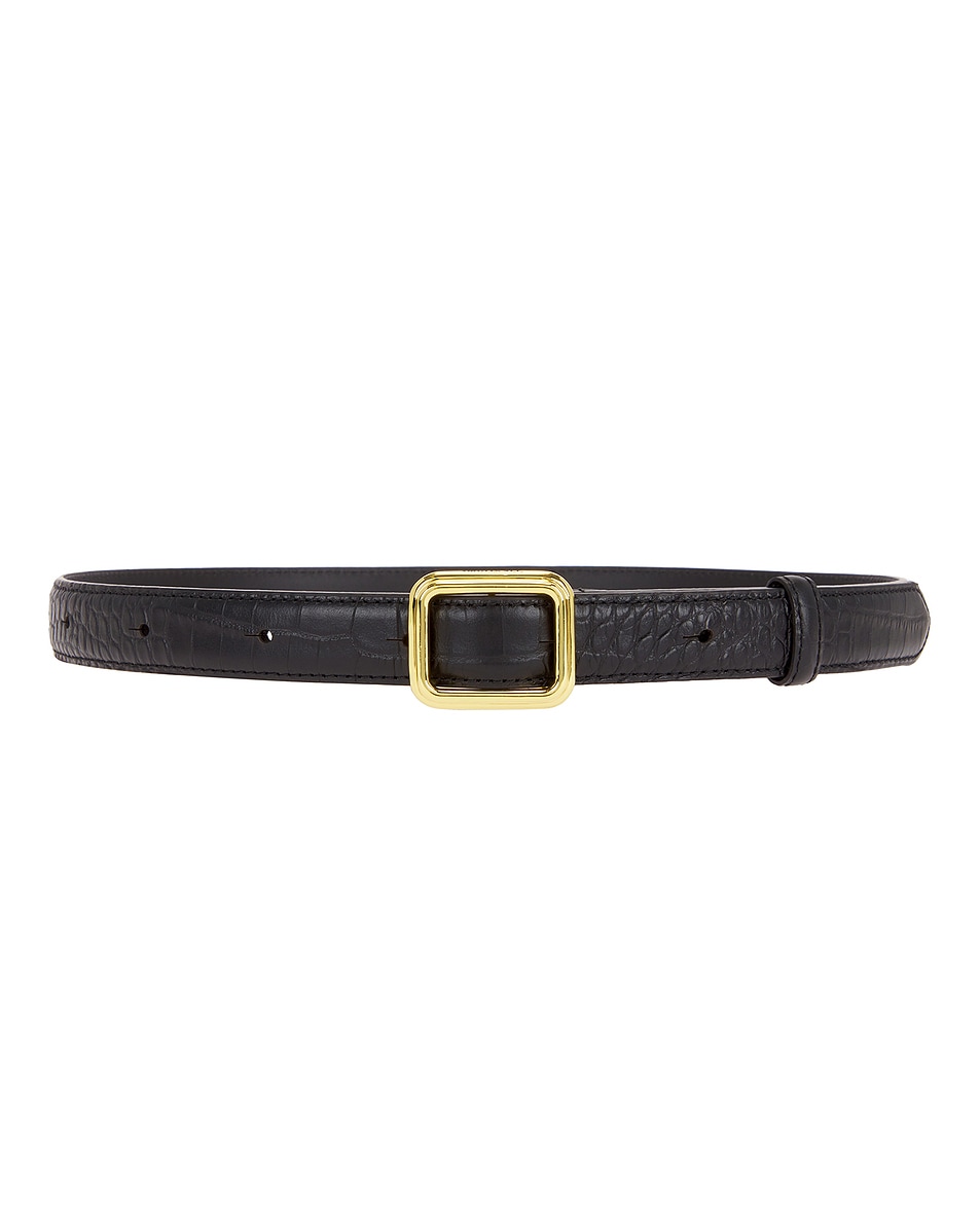 

Широкий пояс Джорджии Lie Studio, цвет Gold Black Croc