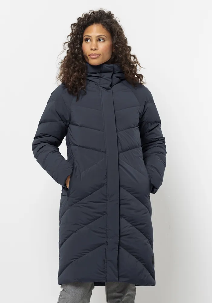 

Пуховик Jack Wolfskin "MARIENPLATZ COAT W", синий