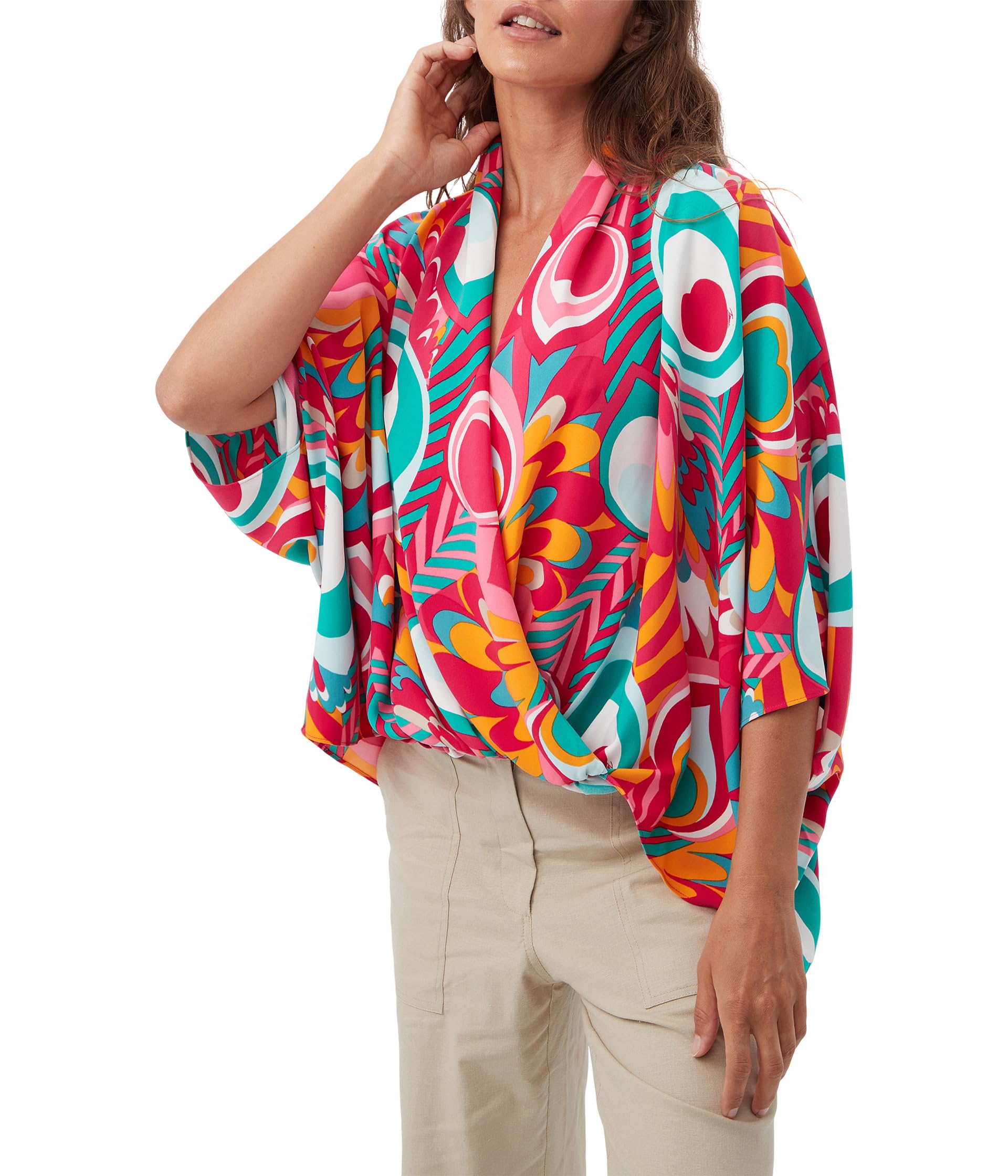 

Топ Trina Turk Concourse Top, мультиколор