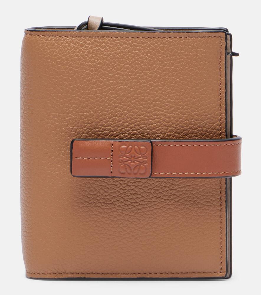 

Компактный кожаный кошелек Loewe, Toffee/Tan