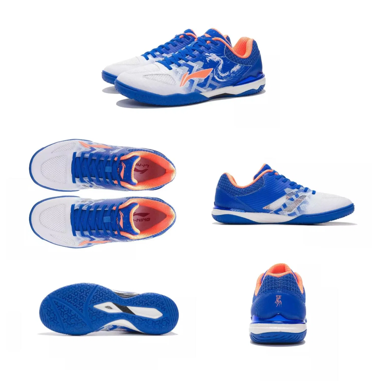 Кроссовки для настольного тенниса «Fight The Dragon Ma Long» от Li-Ning, Blue — фото 2
