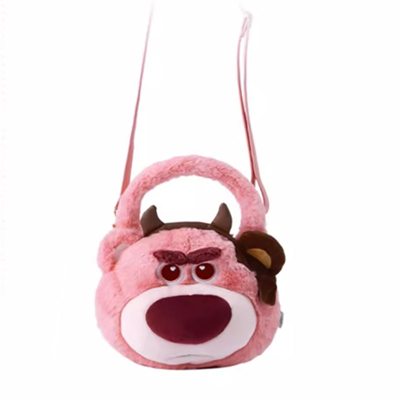 

Disney Кроссбод из ткани серии "Медведь с клубникой" унисекс розовый