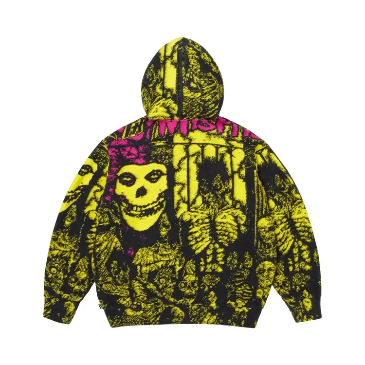 Свитер на молнии с капюшоном Supreme x The Misfits, мультиколор — фото 2