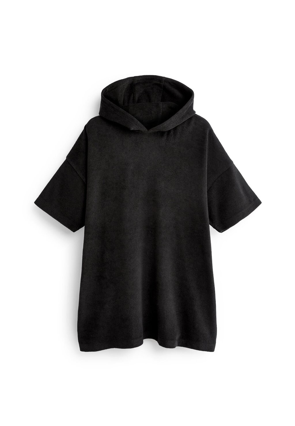

Базовая футболка OVERSIZED HOODED TOWELLING COVER UP Next, цвет black
