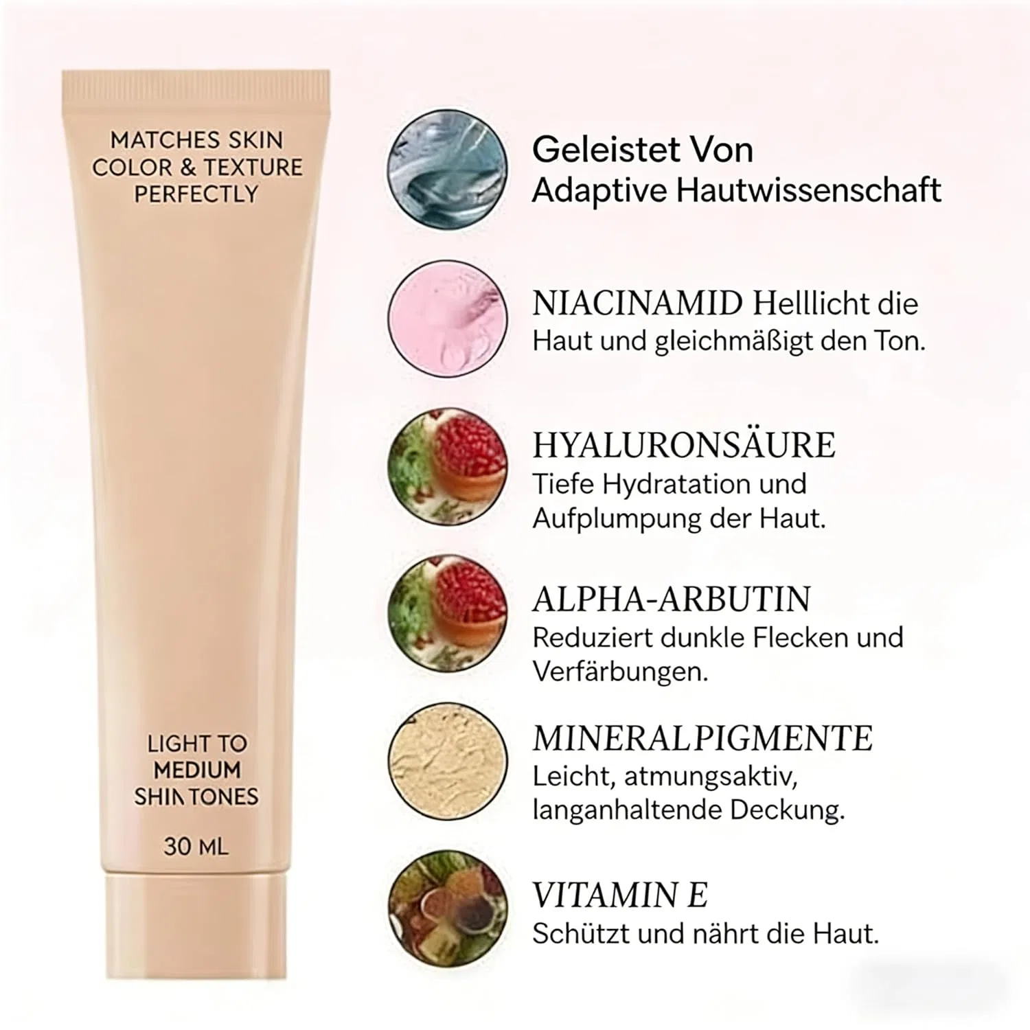 Тональный крем с эффектом изменения цвета Luxe Bergxperten, Skin-Coloured — фото 3