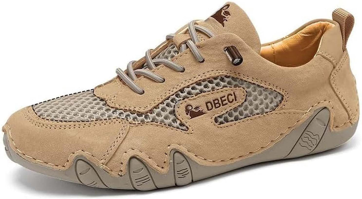 

Мужские дышащие слипоны повседневные легкие комфортные лоферы для прогулок на улице, для путешествий и ежедневной носки Generic, коричневый