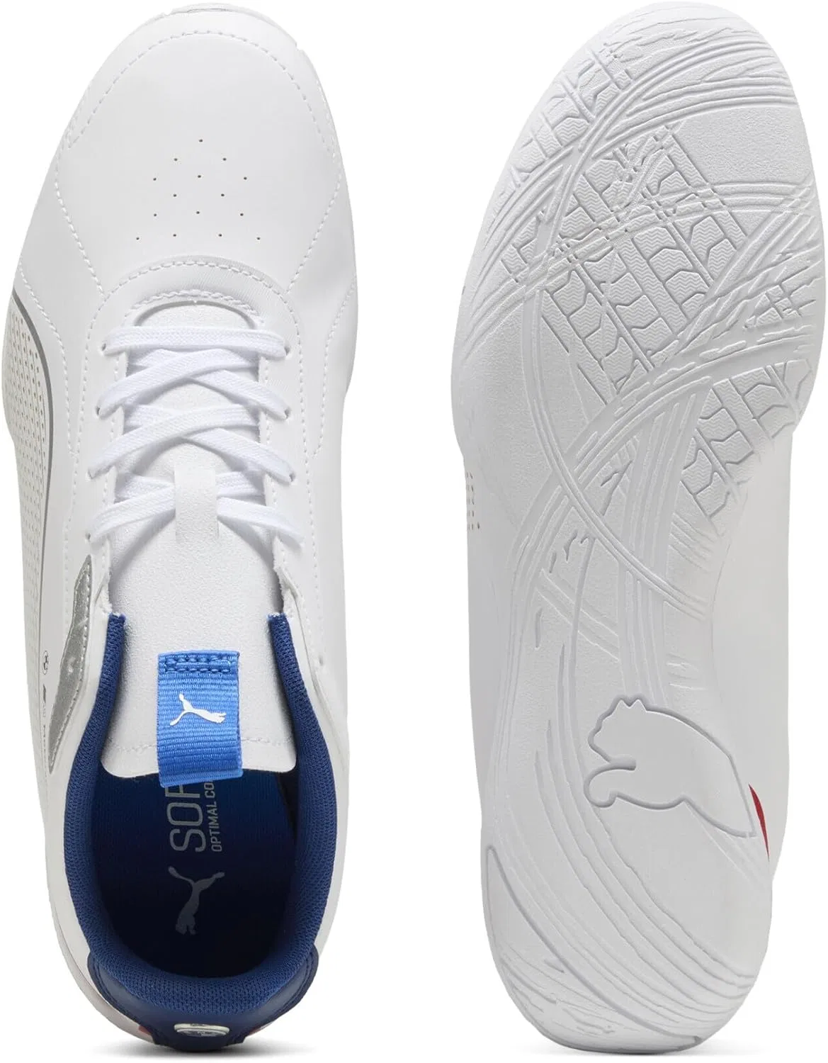 Кроссовки PUMA для взрослых BMW M Motorsport Neo Cat 3.0, White Silver Metallic — фото 4