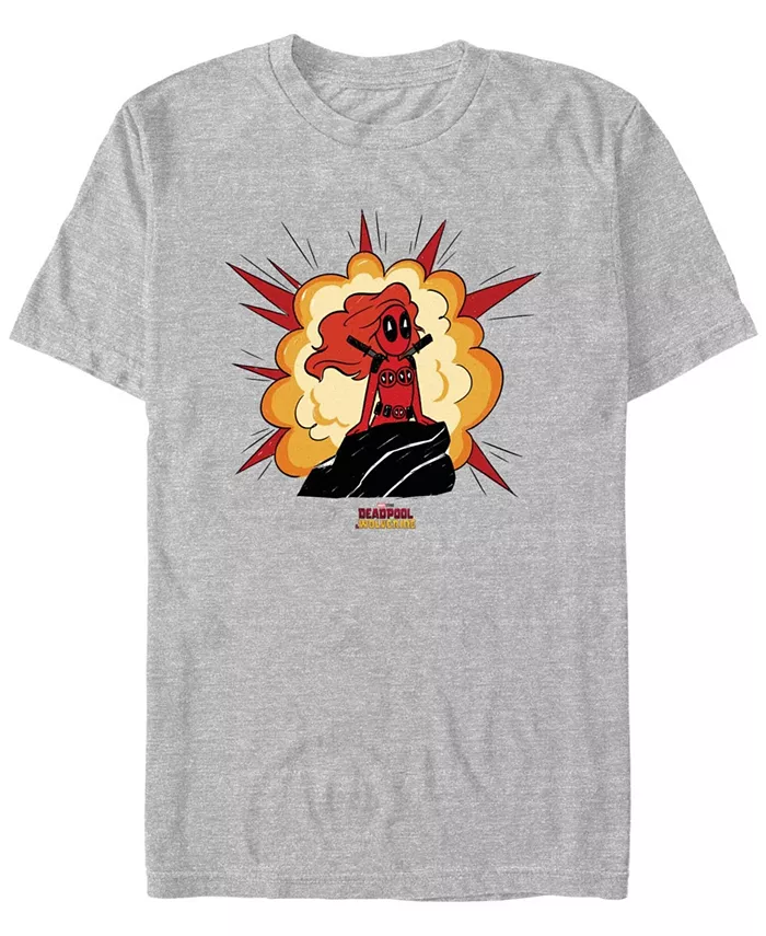 

Мужская футболка с коротким рукавом Mermaid Parody Fifth Sun, серый