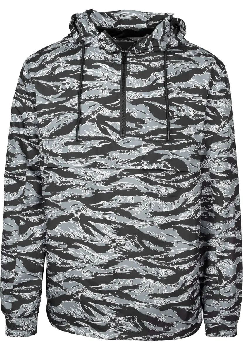 

Куртка всепогодная URBAN CLASSICS " Urban Classics Men's Tiger Camo Pullover" (1 шт.), с капюшоном, цвет Stone Camo