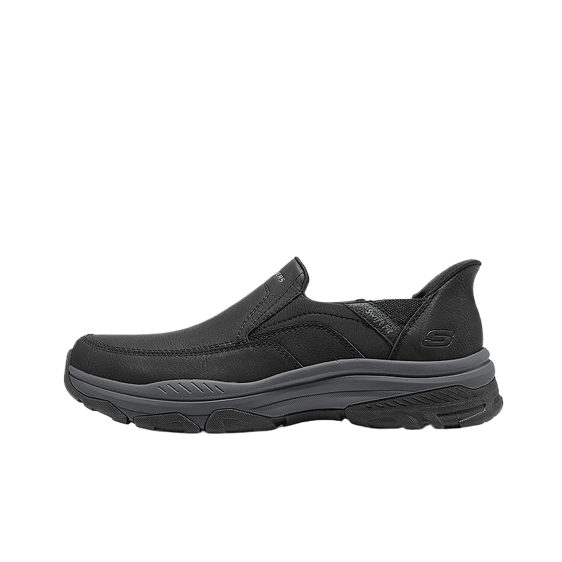 

Skechers Мужские повседневные низкие кроссовки для улицы, черные