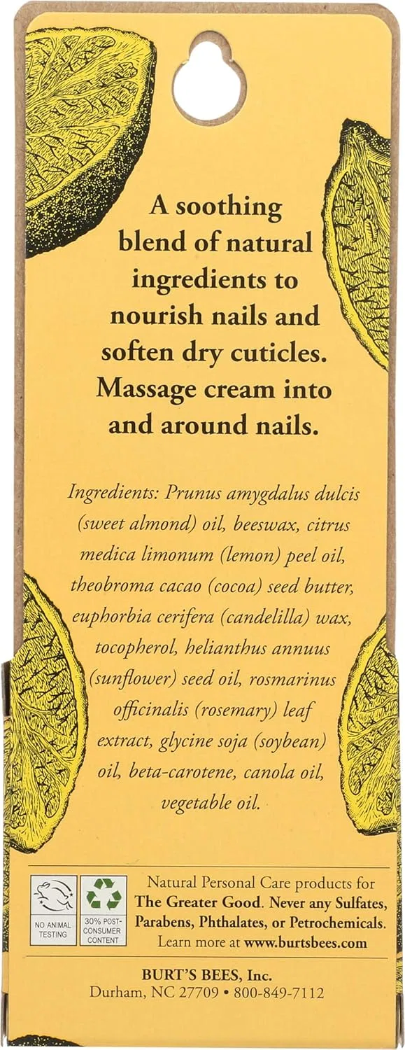 Крем для кутикулы «Lemon Butter» от Burt's Bees Burt'S Bees — фото 2