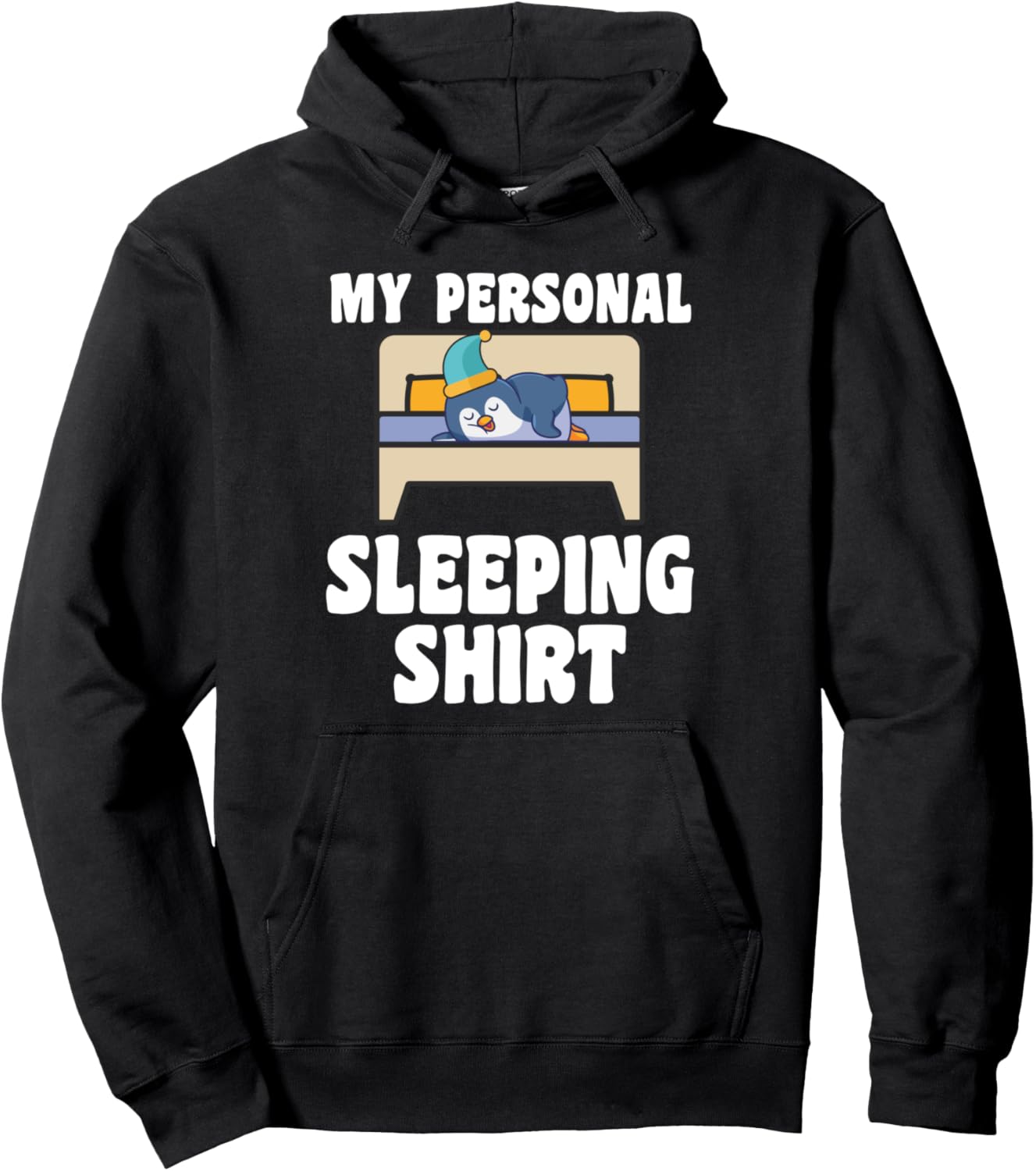 

Моя личная ночная рубашка-толстовка Penguin Lover Gift, черный