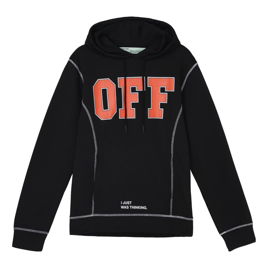 

Худи Off-White OFF Applique Hooded Sweater Unisex Black, черный