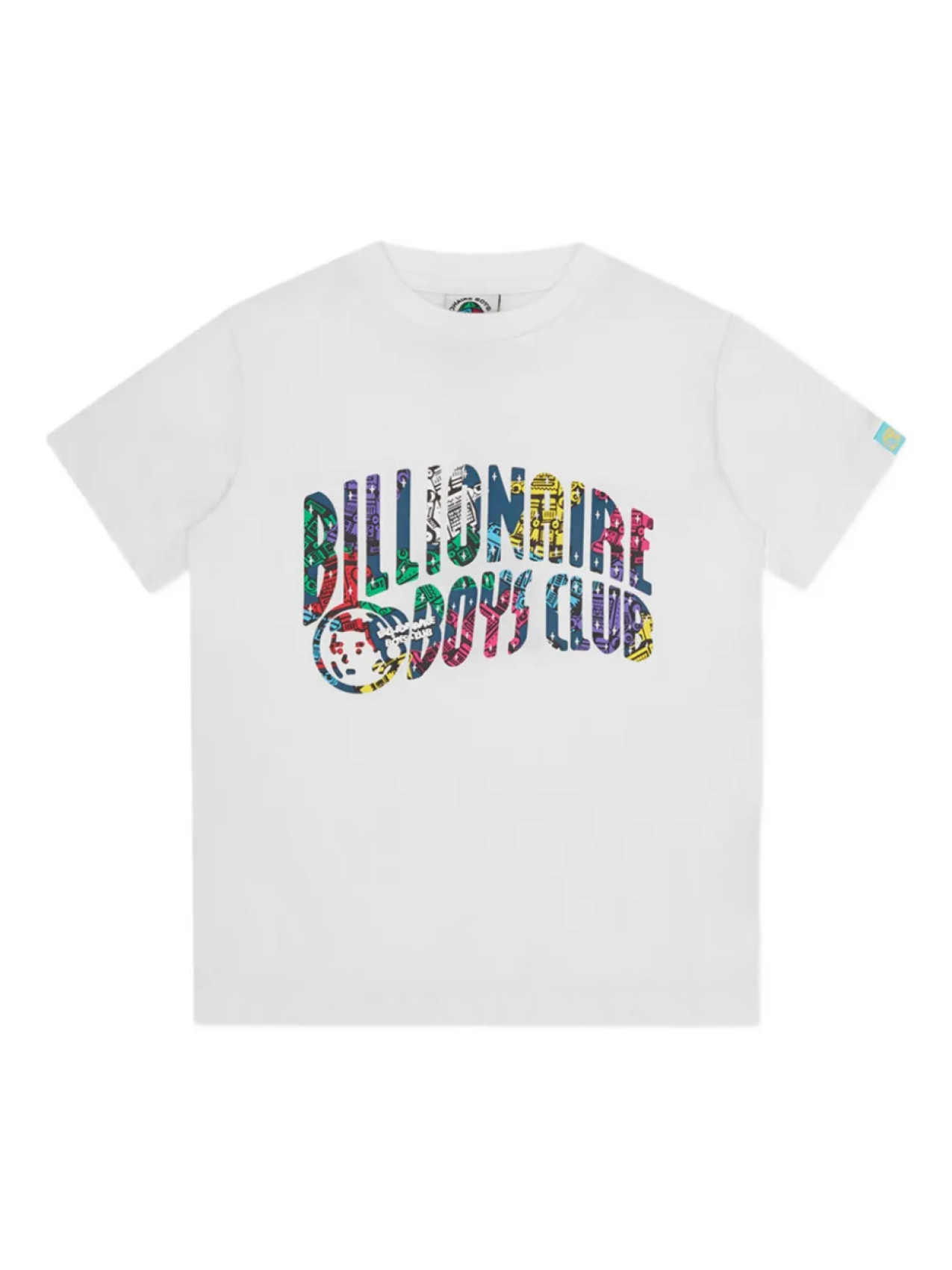 

Футболка с логотипом Robot Arch Billionaire Boys Club Kids, белый