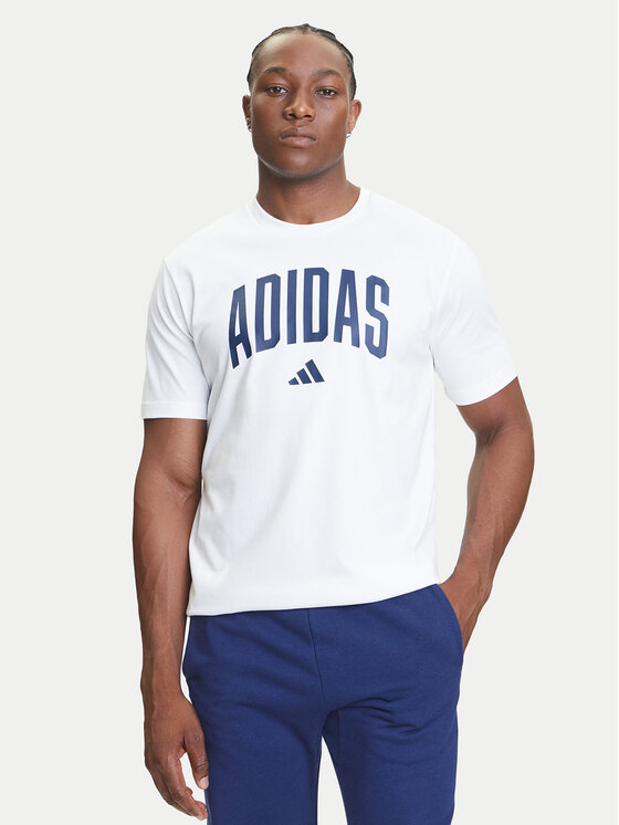 

Футболка regular fit Collegiate Lineage Graphic JM6416 Adidas, белый