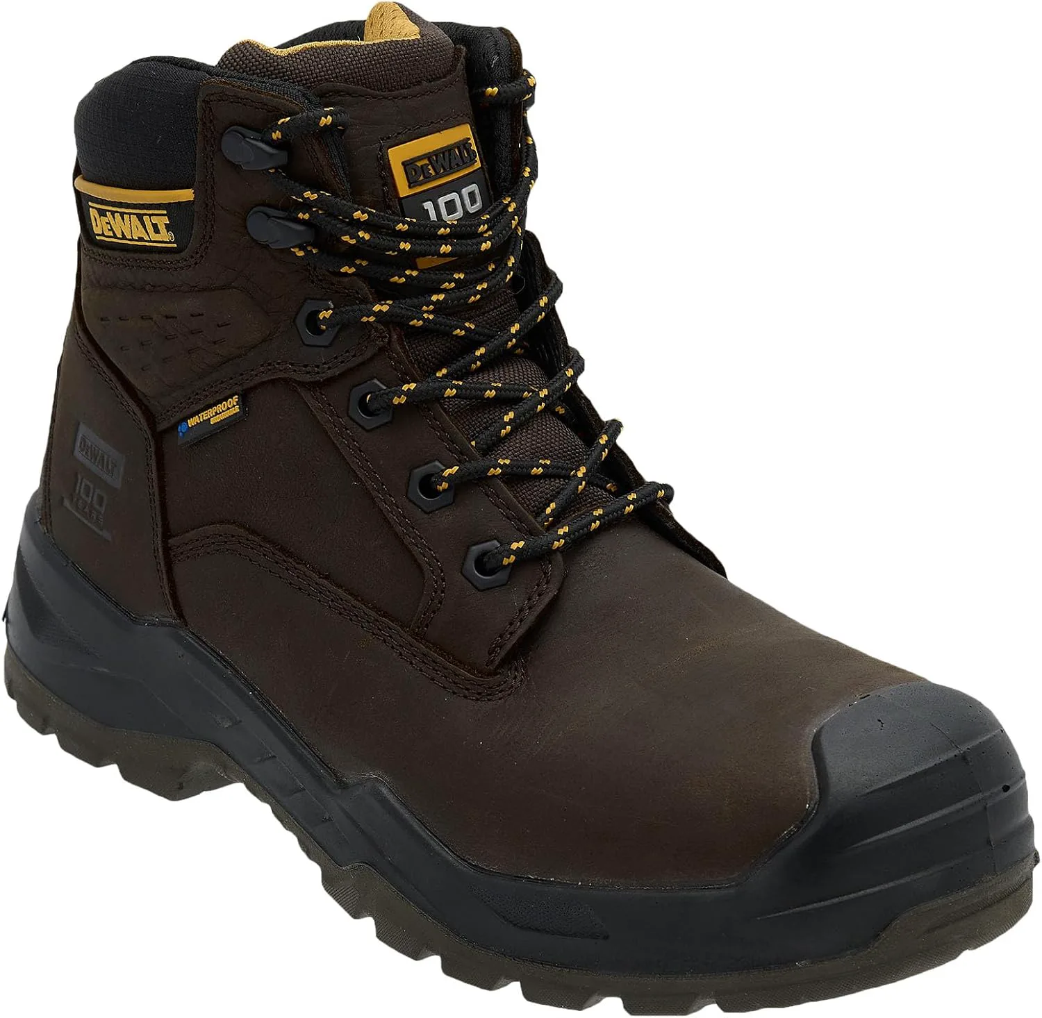 

Мужские водонепроницаемые рабочие ботинки DEWALT Herndon с защитным стальным носком, кожаные, коричневый