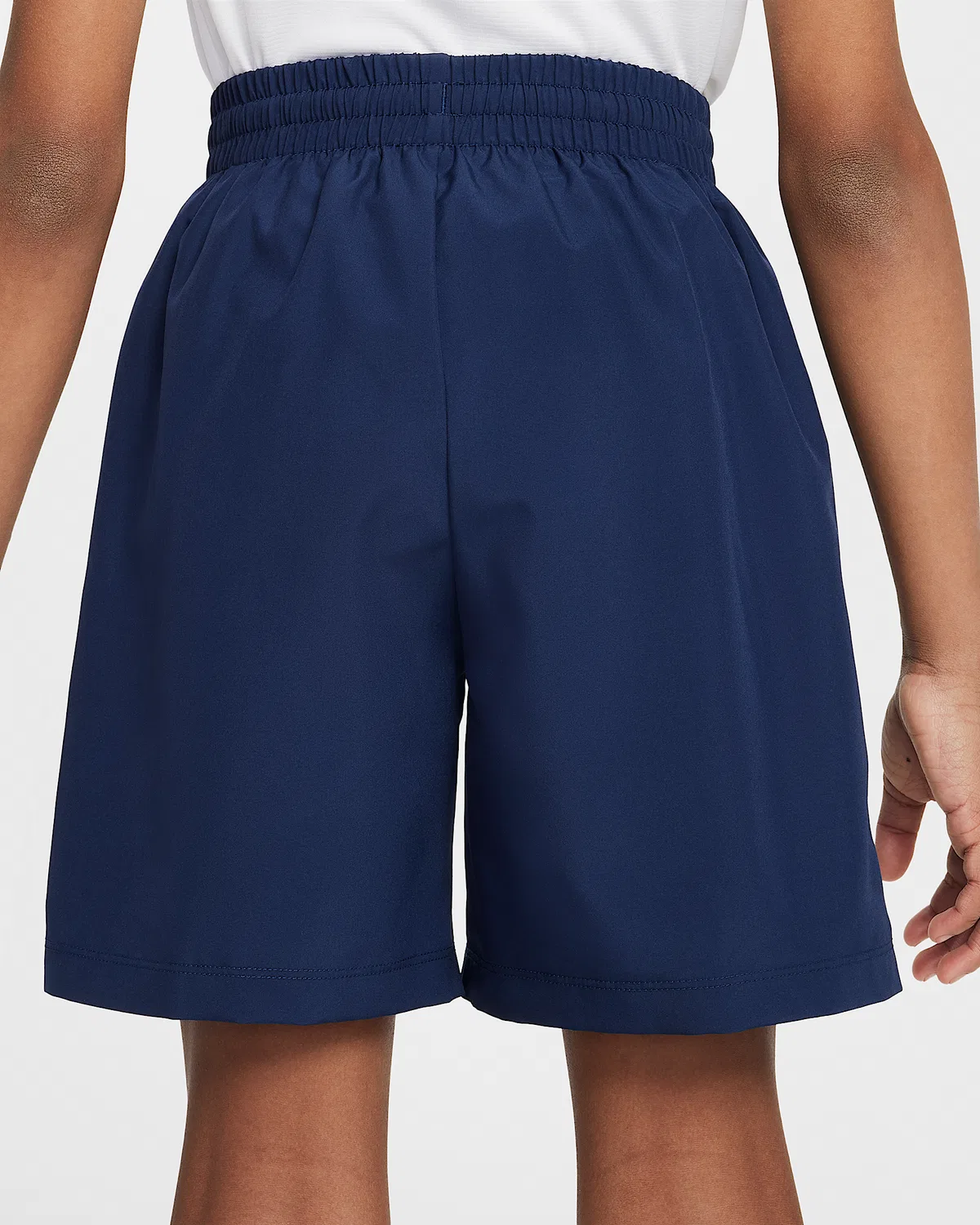 Детские тренировочные шорты Nike Dri-FIT Big Kids' Multi, Midnight Navy/White — фото 3