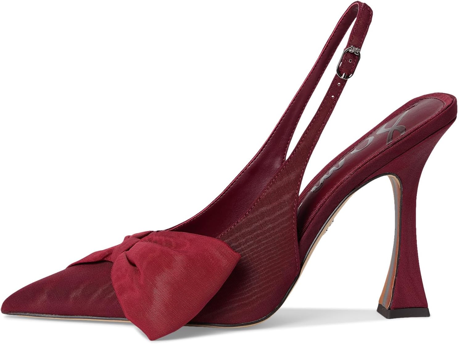 Туфли Sam Edelman Onia Slingback Shoes, цвет French Merlot/Deep Scarlet — фото 4