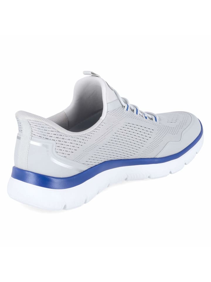 Skechers Туфли на шнуровке серого цвета — фото 4