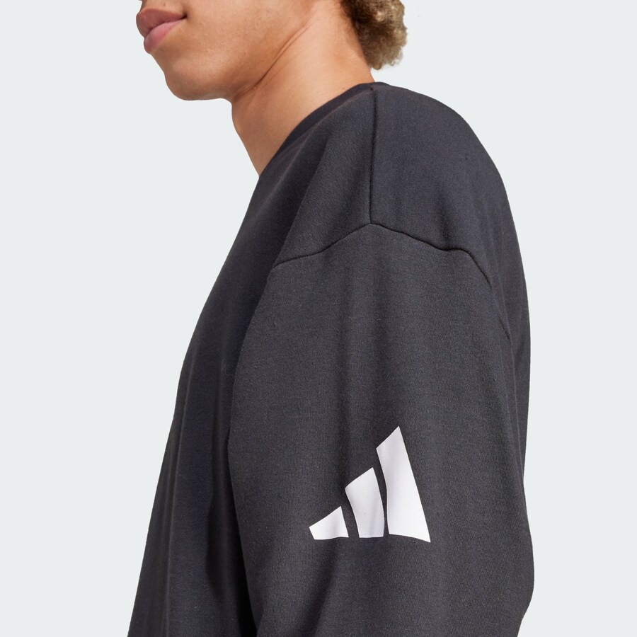 Спортивная толстовка ADIDAS SPORTSWEAR Essentials, черный — фото 4