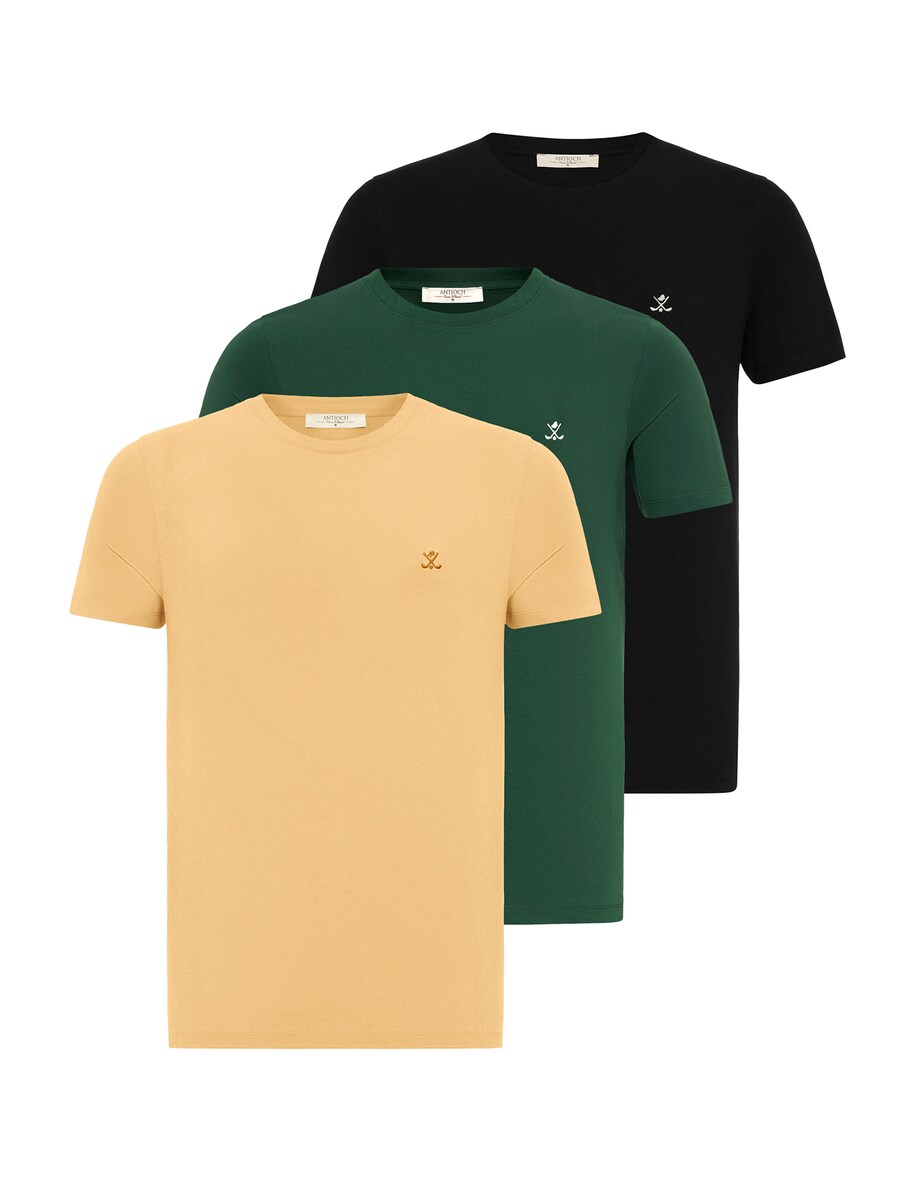

Рубашка Antioch, цвет Sand/Dark green/Black