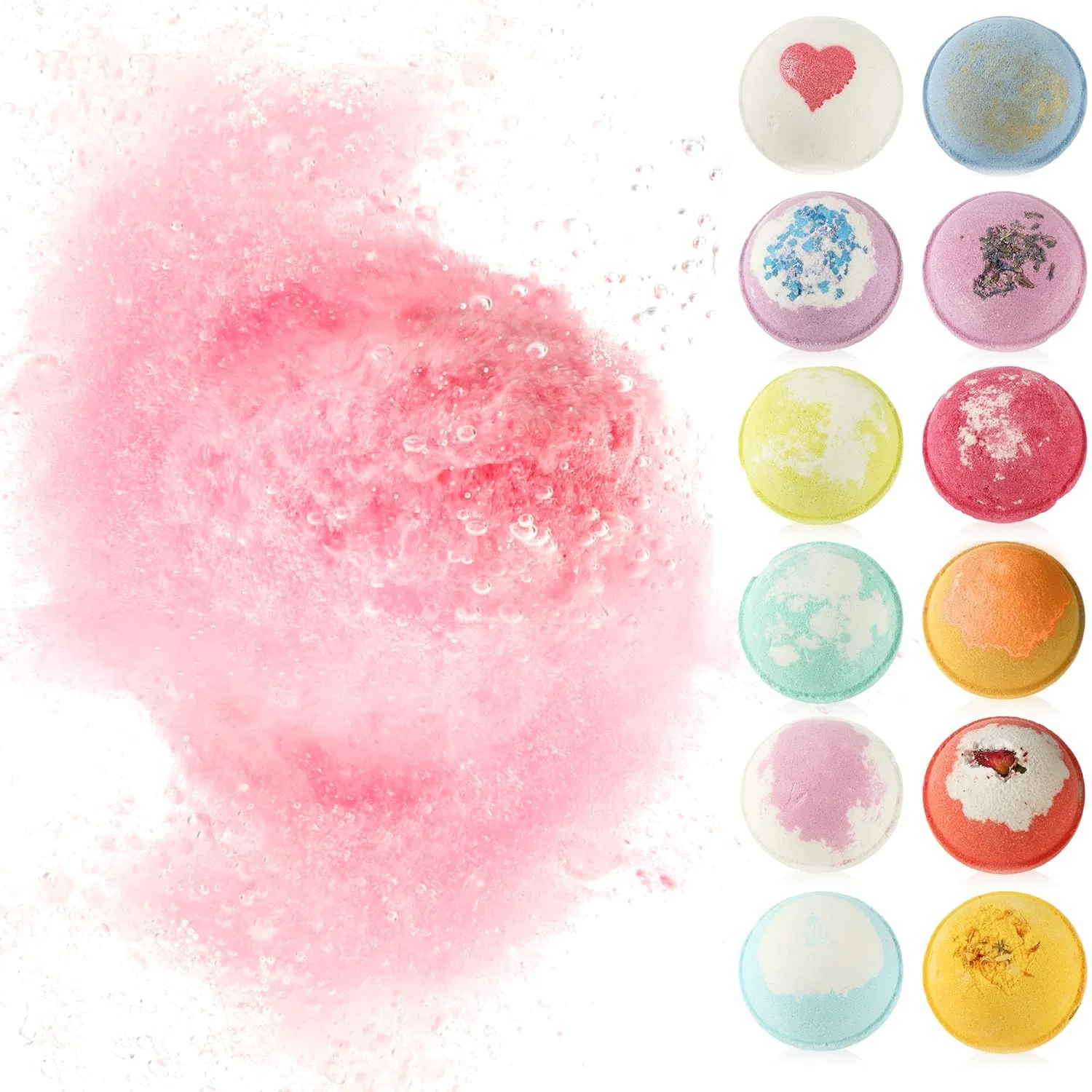 Набор из 12 бомбочек для ванны для ароматерапии Robin Goods, Pack Of 12 Bath Bombs — фото 2