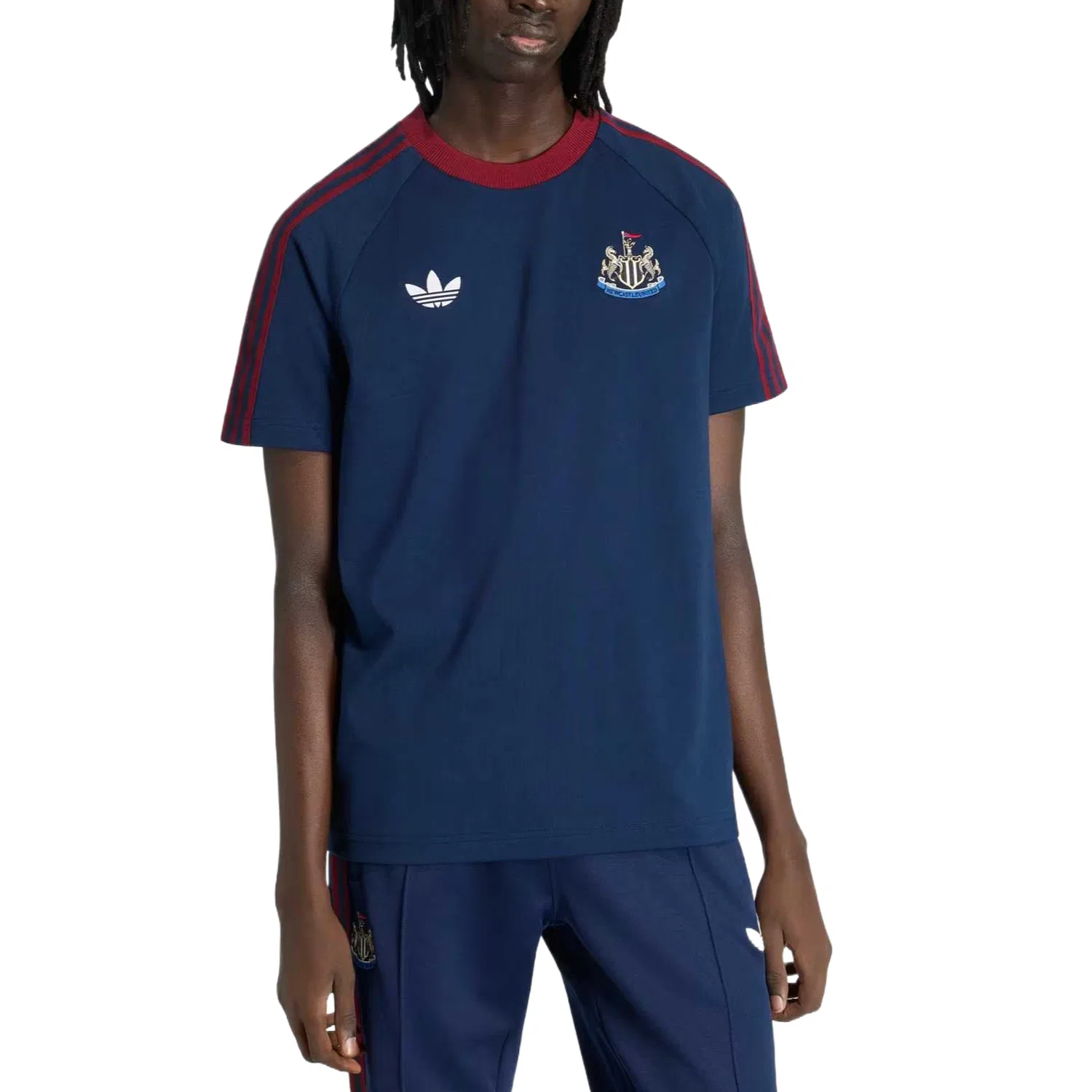 Футболка мужская Midnight Indigo с круглым вырезом, средней посадки Adidas Originals — фото 3
