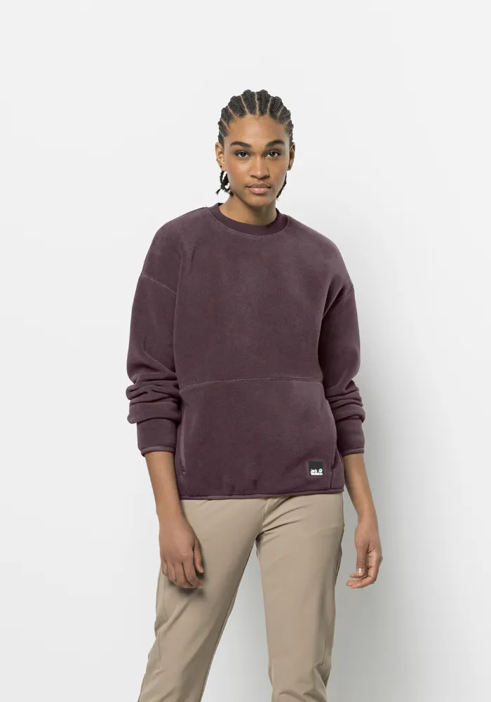 

Свитер с круглым вырезом Jack Wolfskin "OSLOER PULLOVER W", цвет Winter-Grape