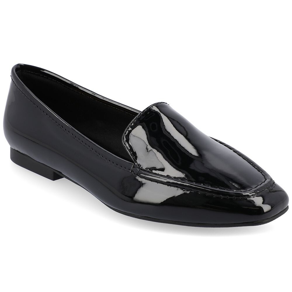 

Женские лоферы на плоской подошве Journee Collection Tullie, цвет Patent Black