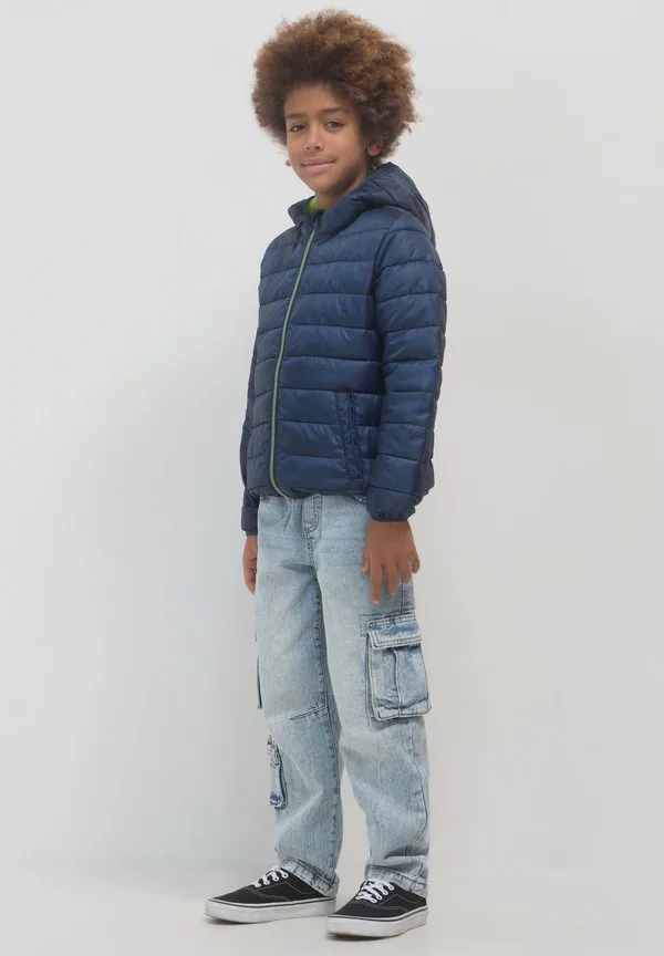 Утепленная зимняя куртка с капюшоном Calliope, Blu Navy